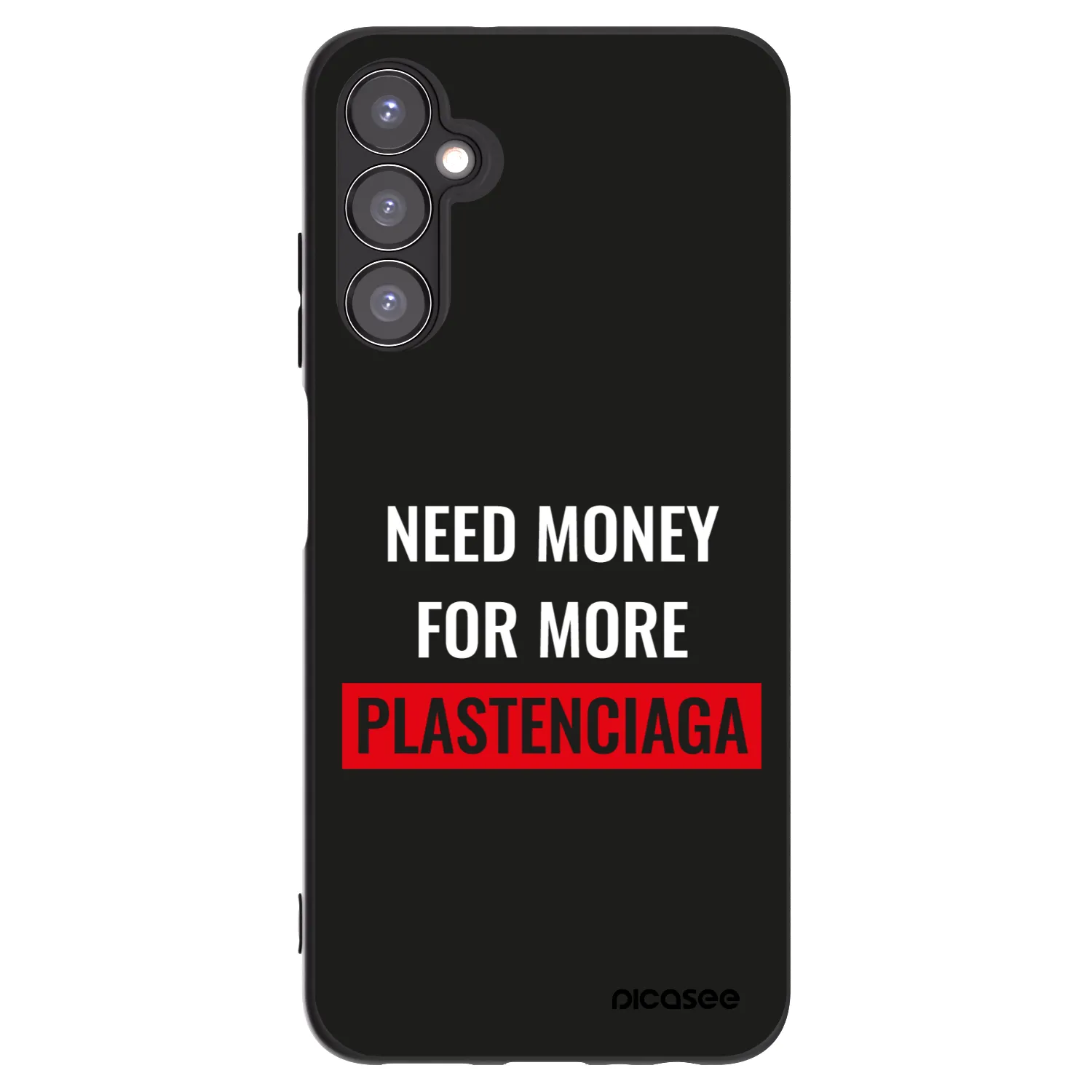 Picasee silikonski črni ovitek za Samsung Galaxy A05s A057G - More PLASTENCIAGA