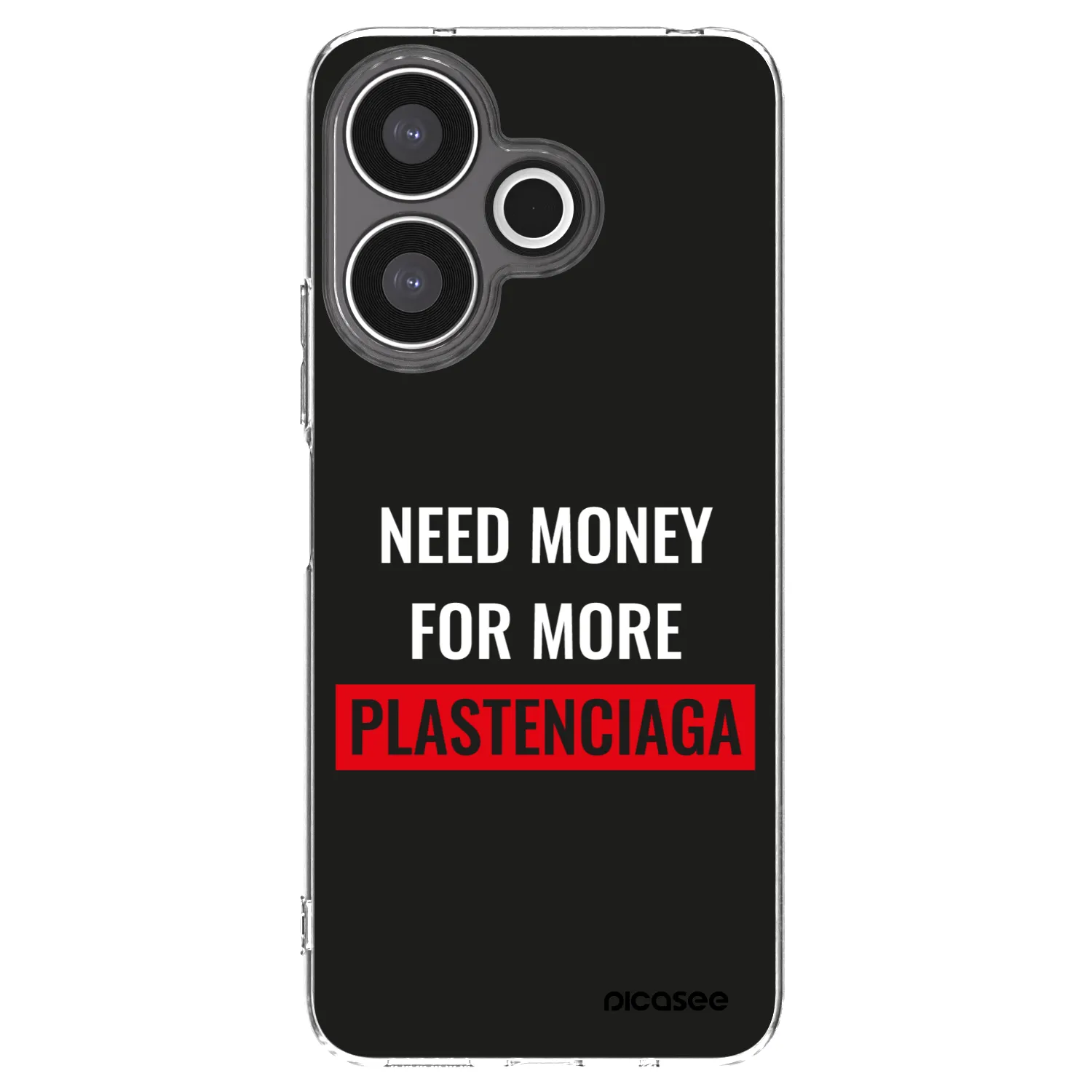 Picasee silikonski prozorni ovitek za Xiaomi Redmi 13 4G - More PLASTENCIAGA
