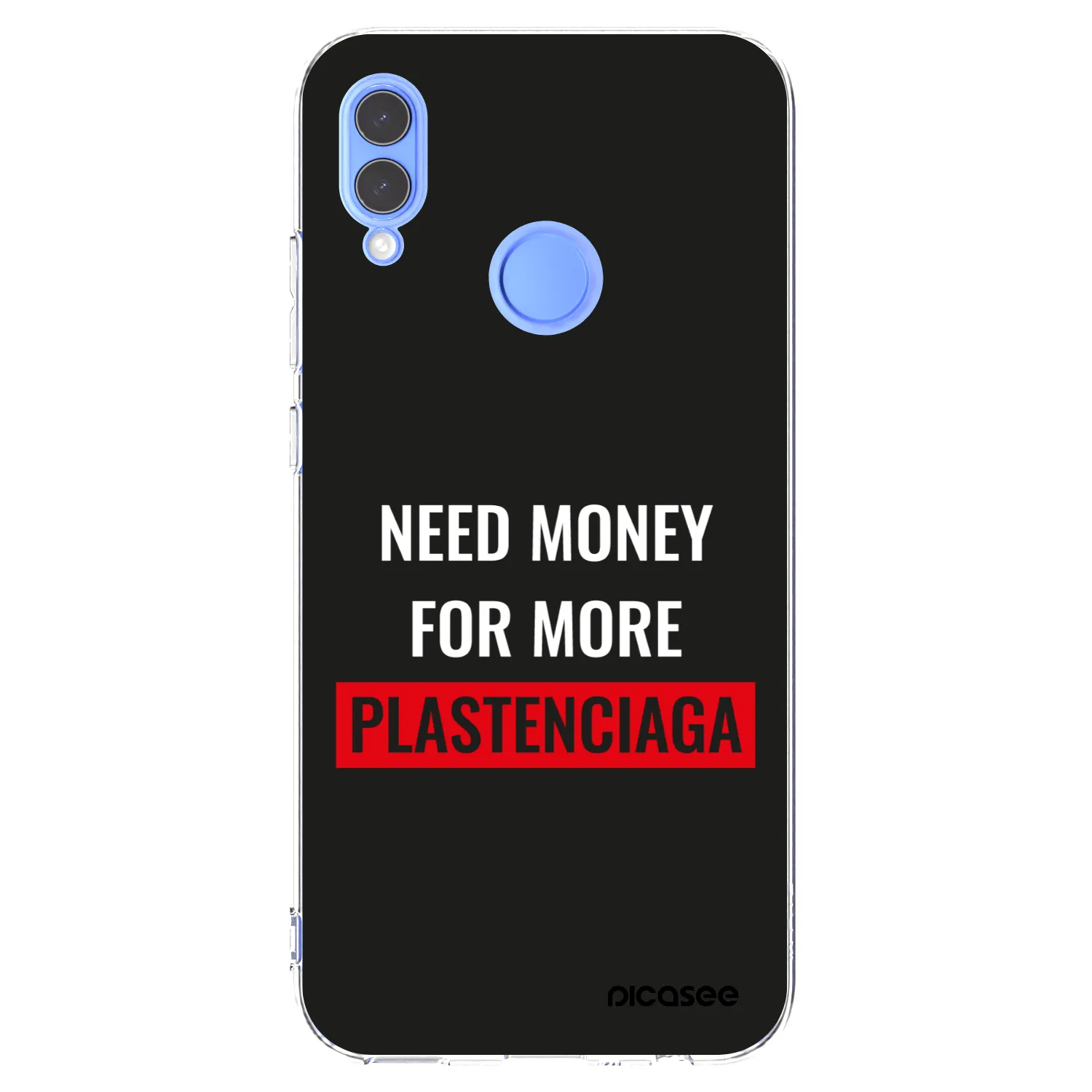 Picasee silikonski prozorni ovitek za Huawei P Smart 2019 - More PLASTENCIAGA