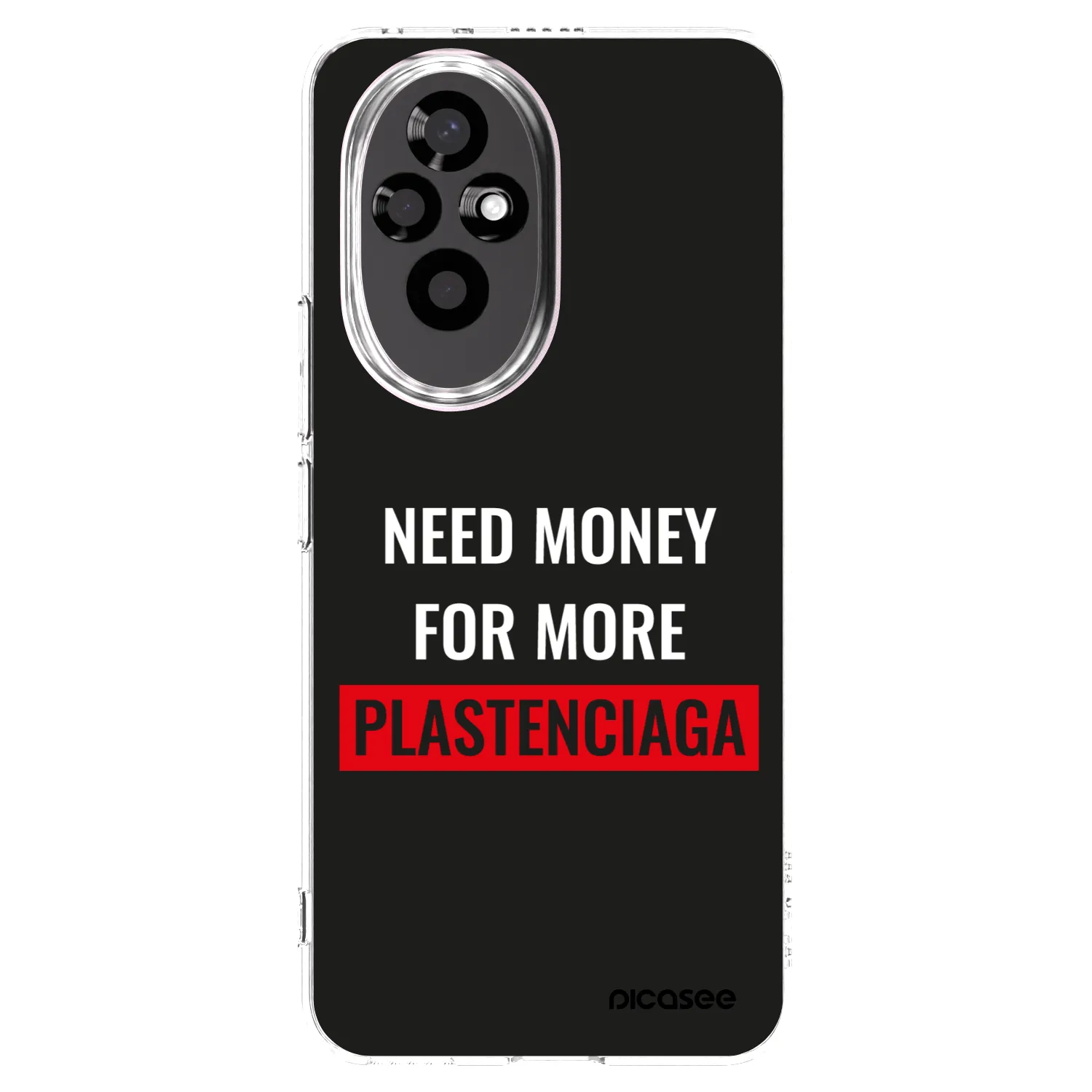 Picasee silikonski prozorni ovitek za Honor 200 Pro 5G - More PLASTENCIAGA