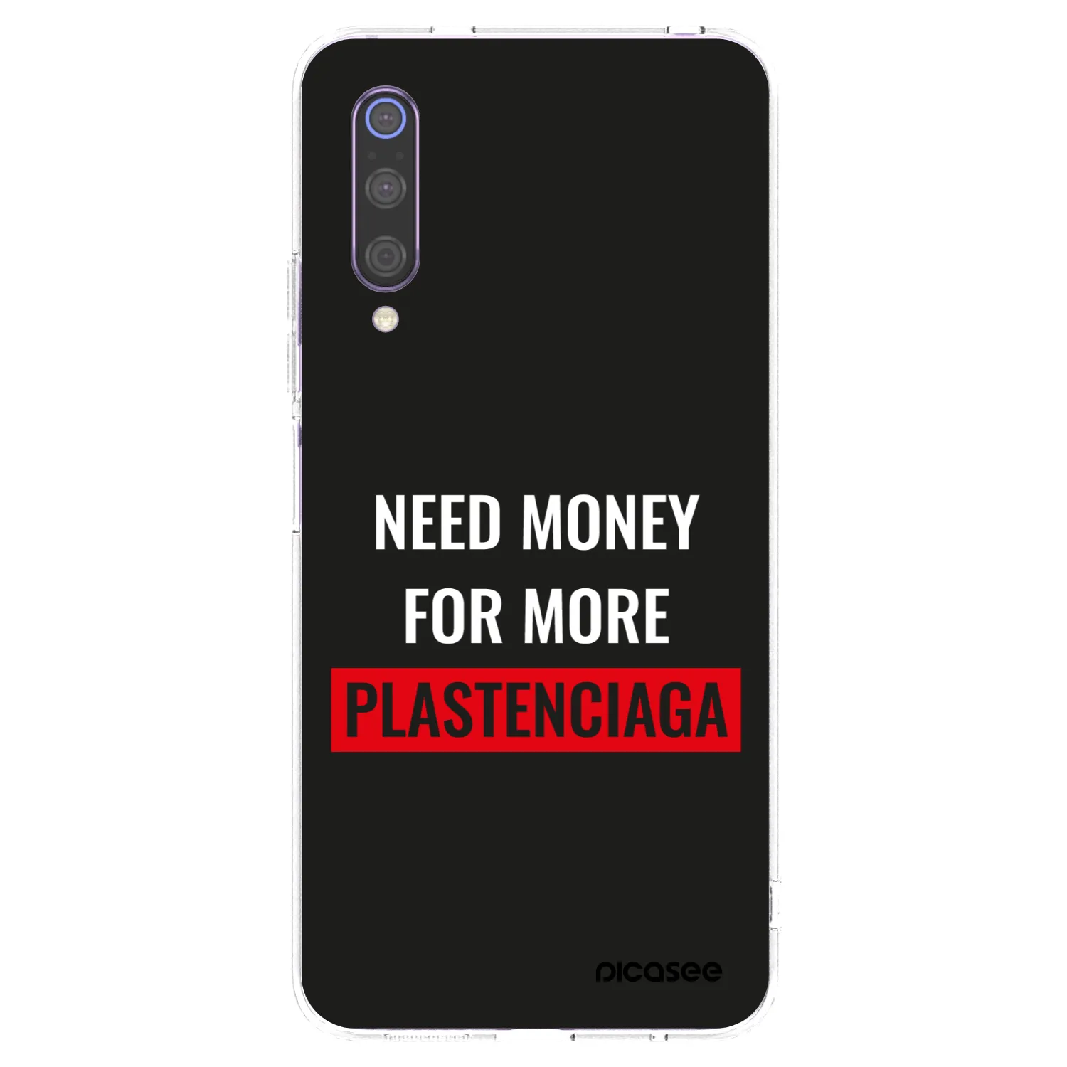Picasee silikonski prozorni ovitek za Xiaomi Mi 9 - More PLASTENCIAGA