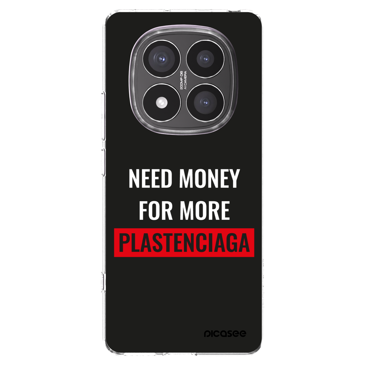 Picasee silikonski prozorni ovitek za Xiaomi Redmi Note 14 Pro+ 5G - More PLASTENCIAGA