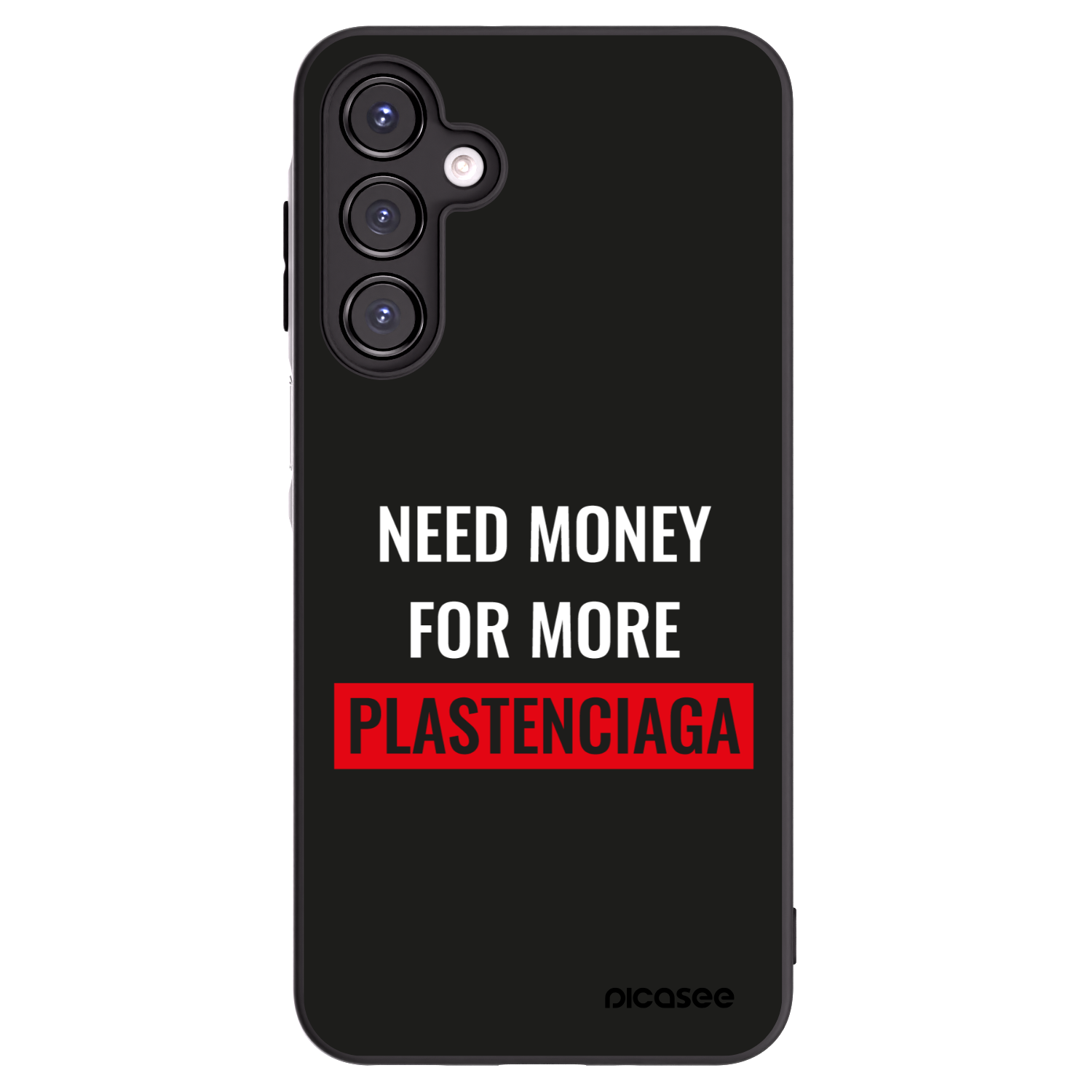 Picasee silikonski črni ovitek za Samsung Galaxy A16 5G - More PLASTENCIAGA