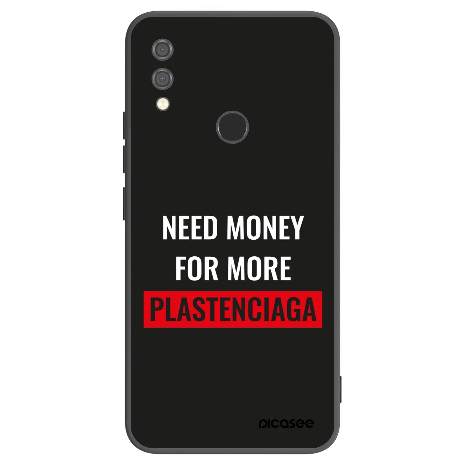 Picasee silikonski črni ovitek za Xiaomi Redmi Note 7 - More PLASTENCIAGA