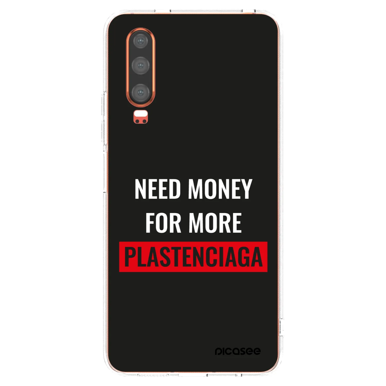 Picasee silikonski prozorni ovitek za Huawei P30 - More PLASTENCIAGA