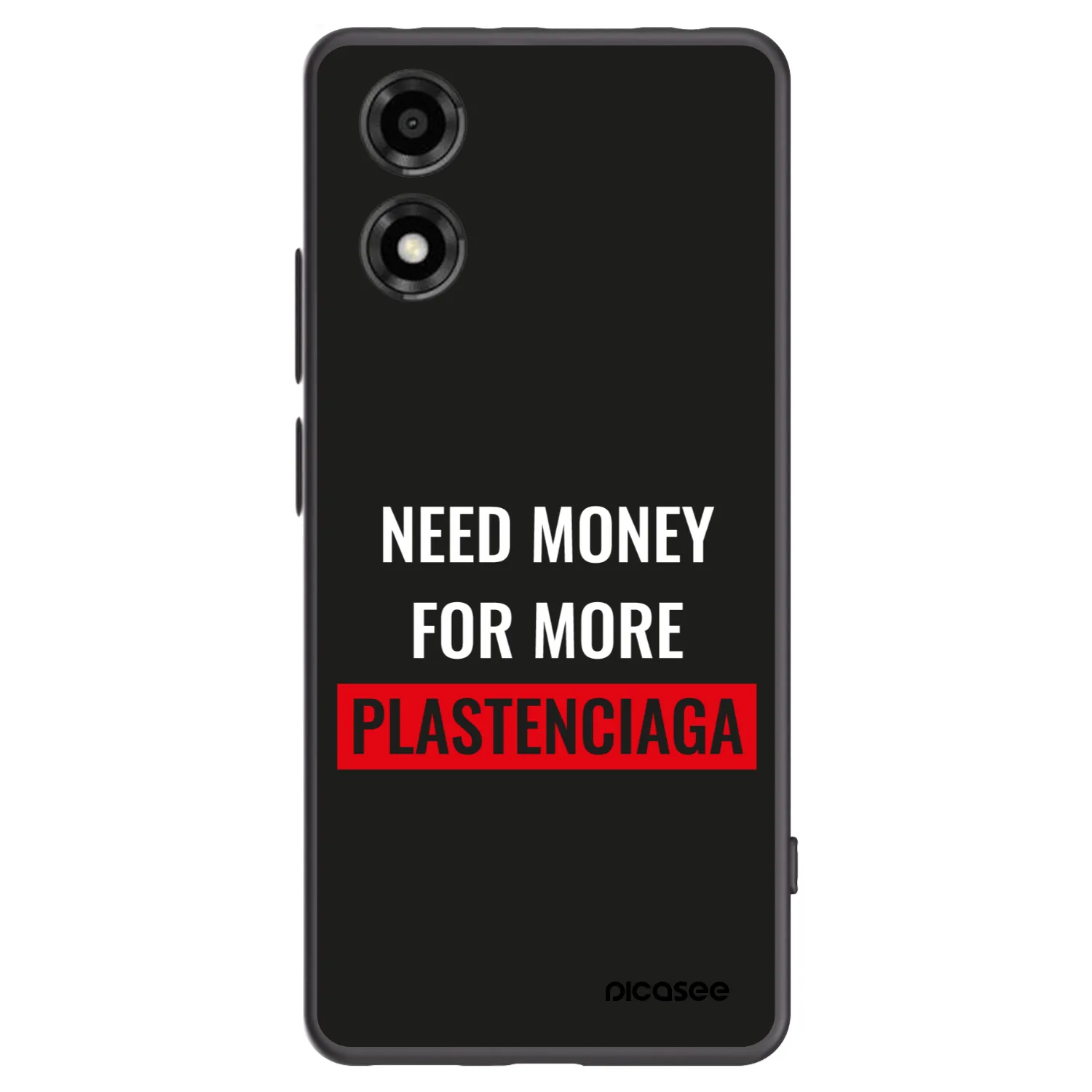 Picasee silikonski črni ovitek za Motorola Moto E14 - More PLASTENCIAGA