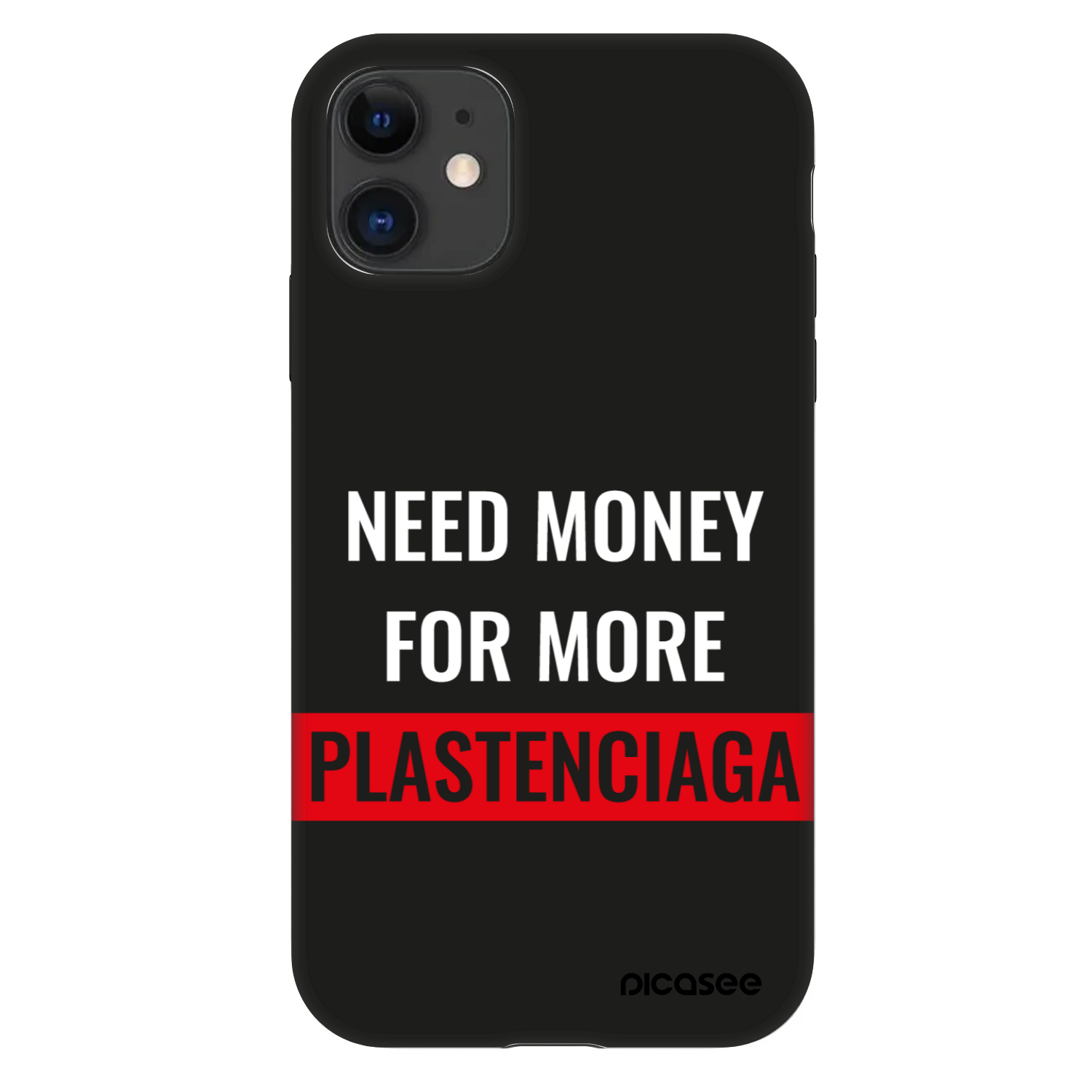 Picasee Fashion Case za Apple iPhone 11 - More PLASTENCIAGA