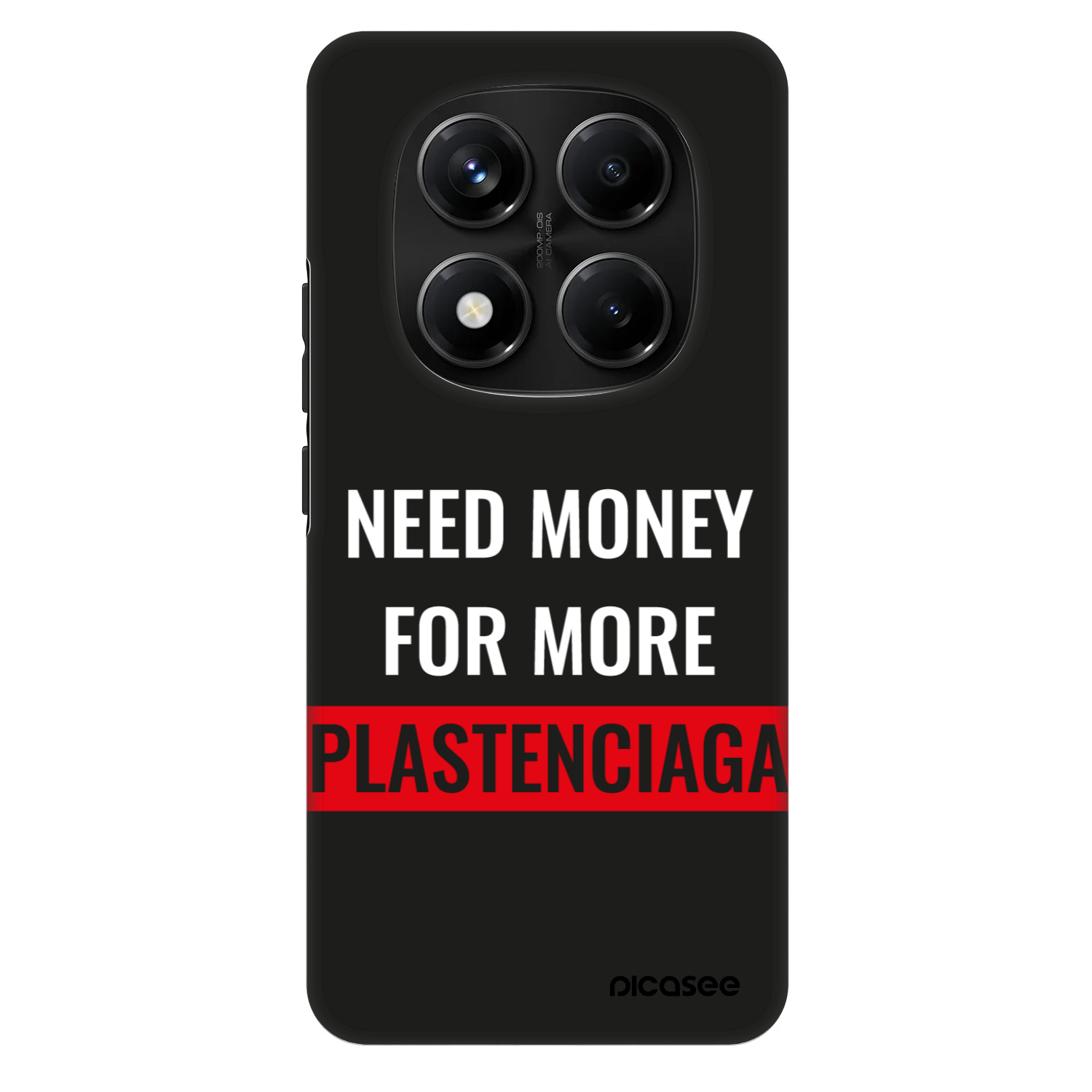 Picasee Fashion Case za Xiaomi Redmi Note 14 Pro+ 5G - More PLASTENCIAGA