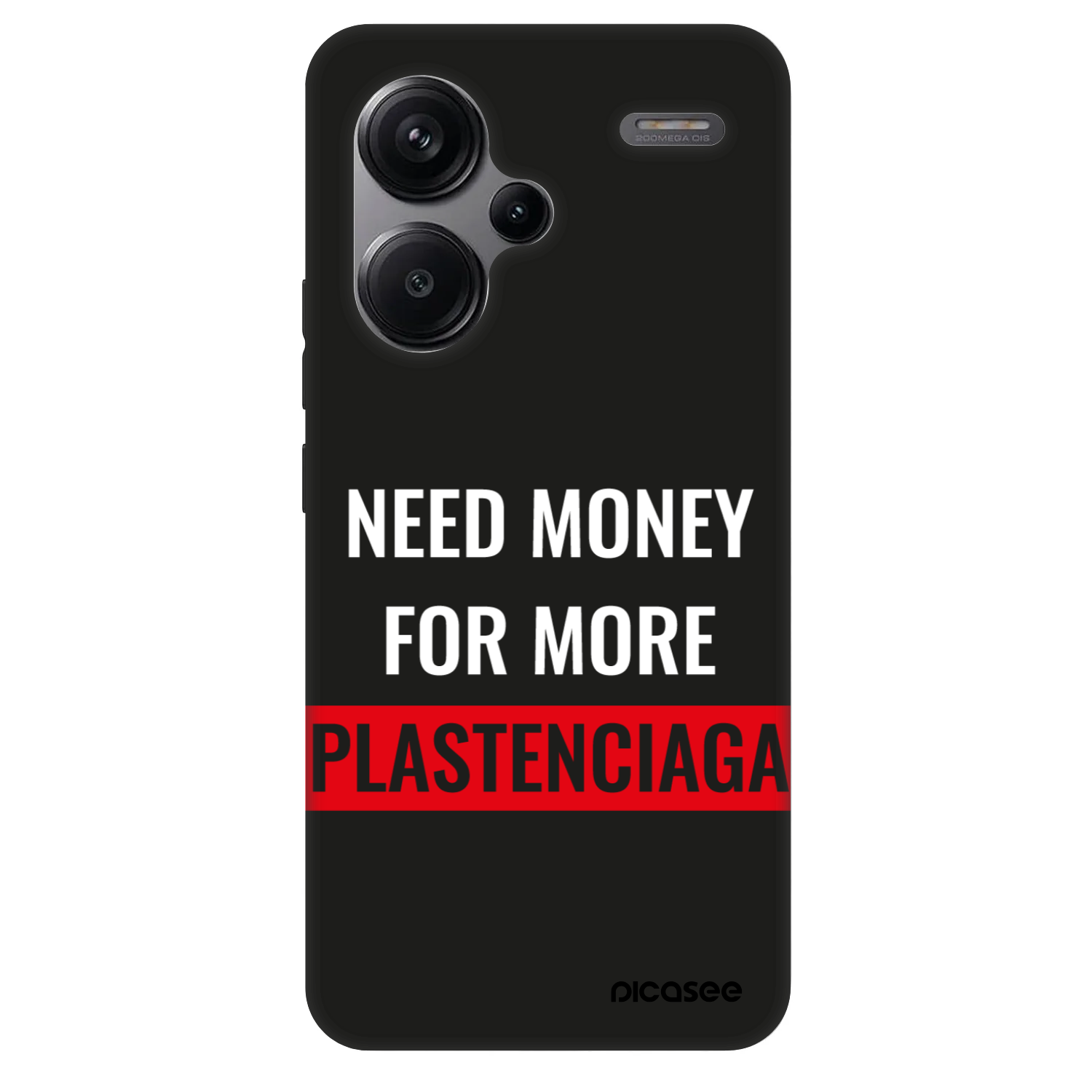 Picasee Fashion Case za Xiaomi Redmi Note 13 Pro+ 5G - More PLASTENCIAGA