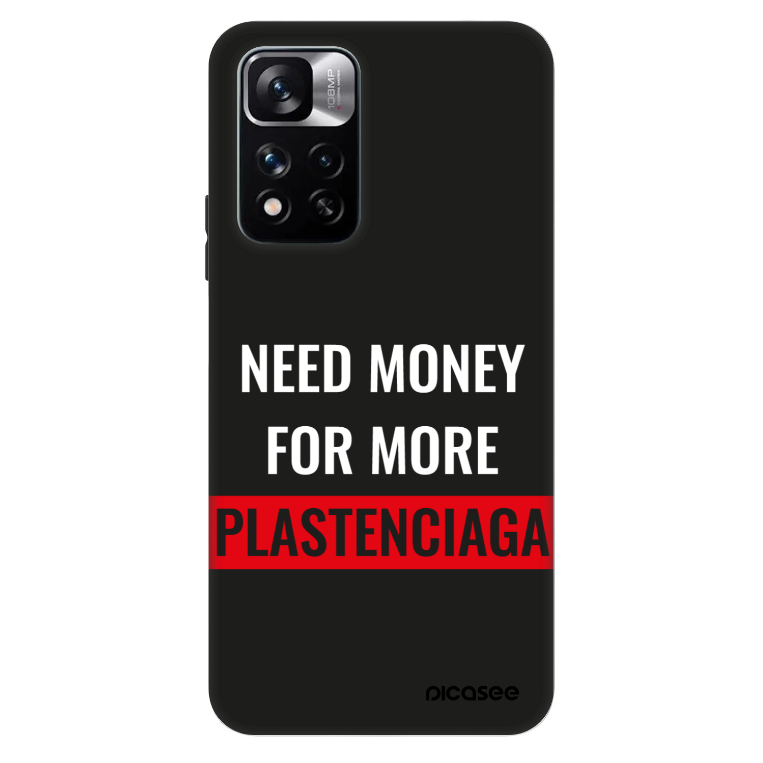 Picasee Fashion Case za Xiaomi Redmi Note 11 Pro - More PLASTENCIAGA