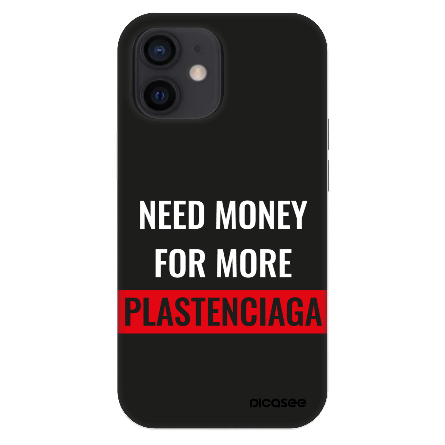 Picasee Fashion Case za Apple iPhone 12 mini - More PLASTENCIAGA
