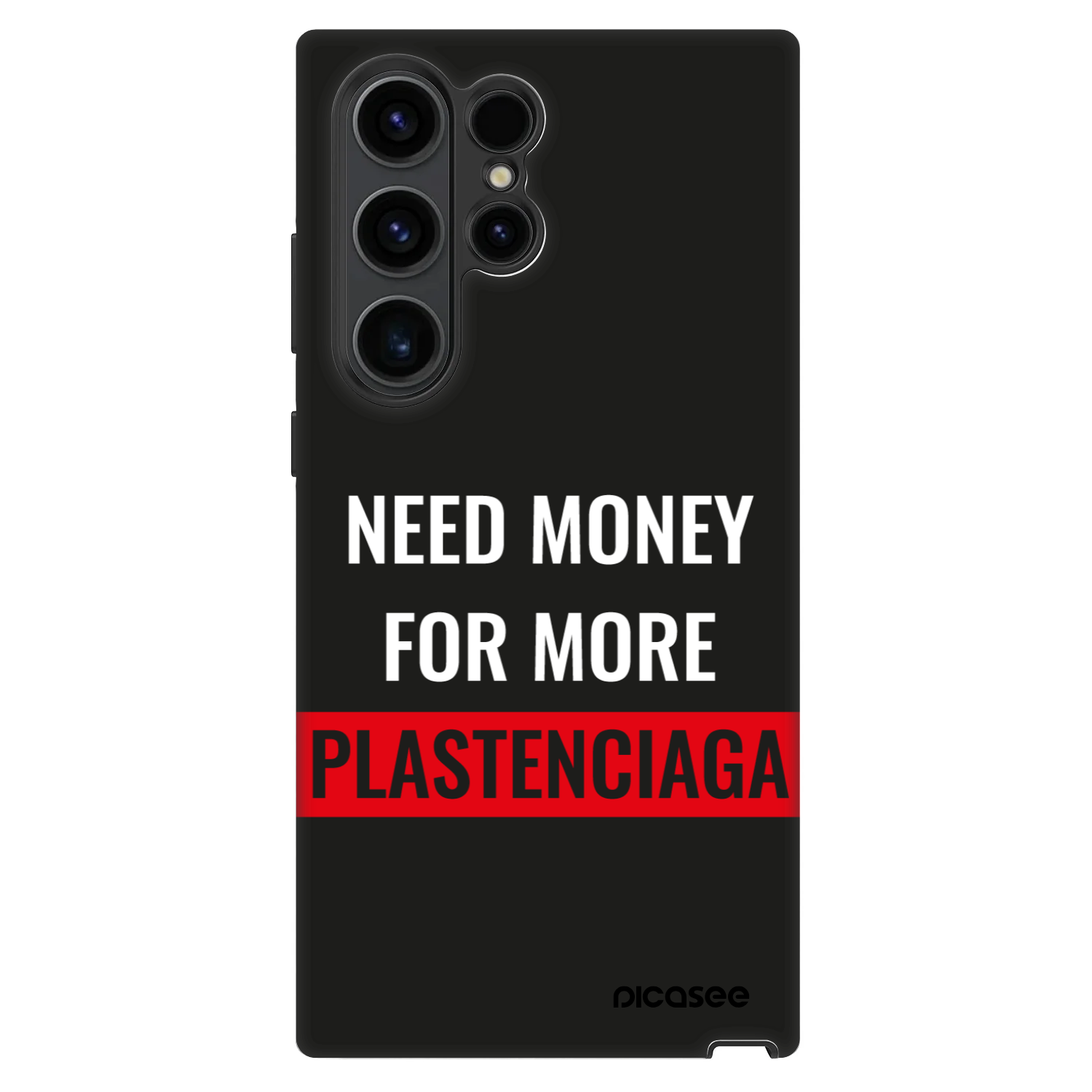 Picasee Fashion Case za Samsung Galaxy S22 Ultra 5G - More PLASTENCIAGA