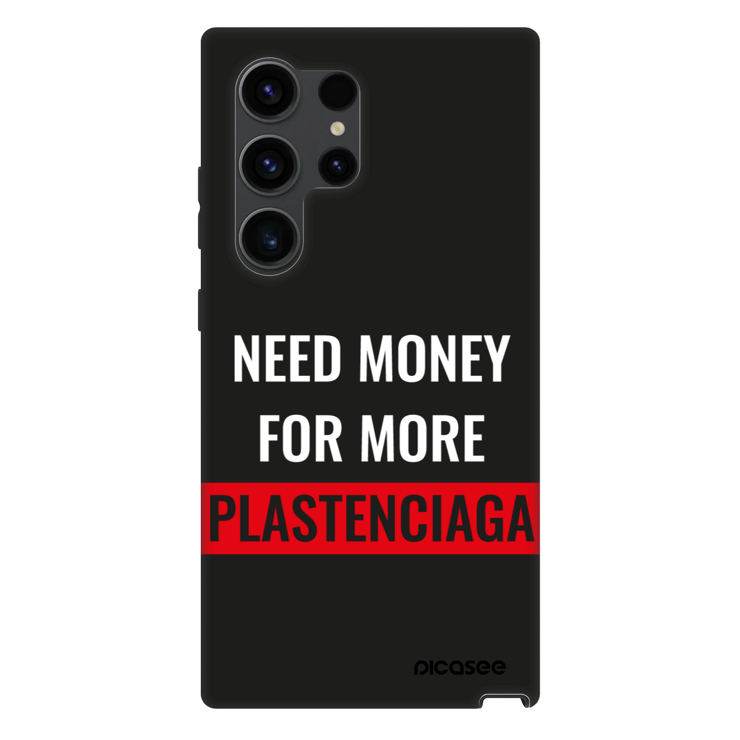 Picasee Fashion Case PowerShare pro Samsung Galaxy S24 Ultra S928B 5G - More PLASTENCIAGA