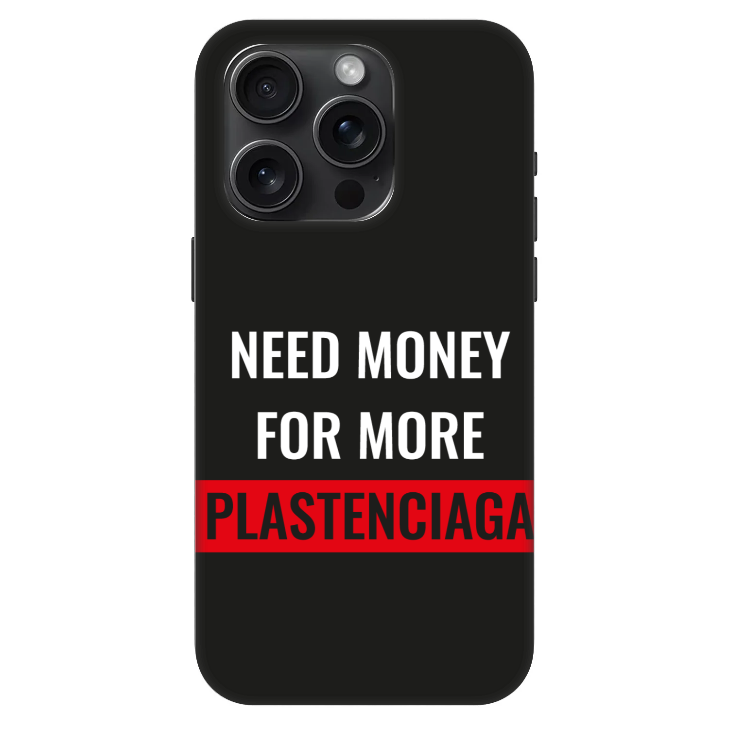 Picasee Fashion Case MagSafe za Apple iPhone 15 Pro - More PLASTENCIAGA