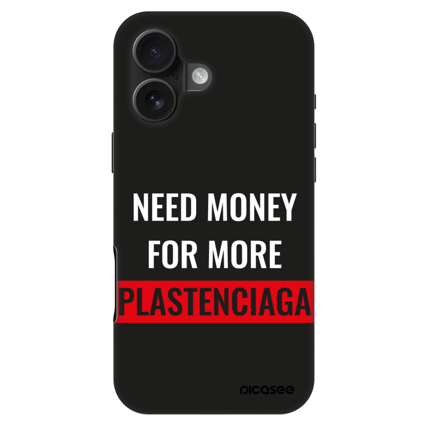 Picasee Fashion Case MagSafe za Apple iPhone 16 - More PLASTENCIAGA