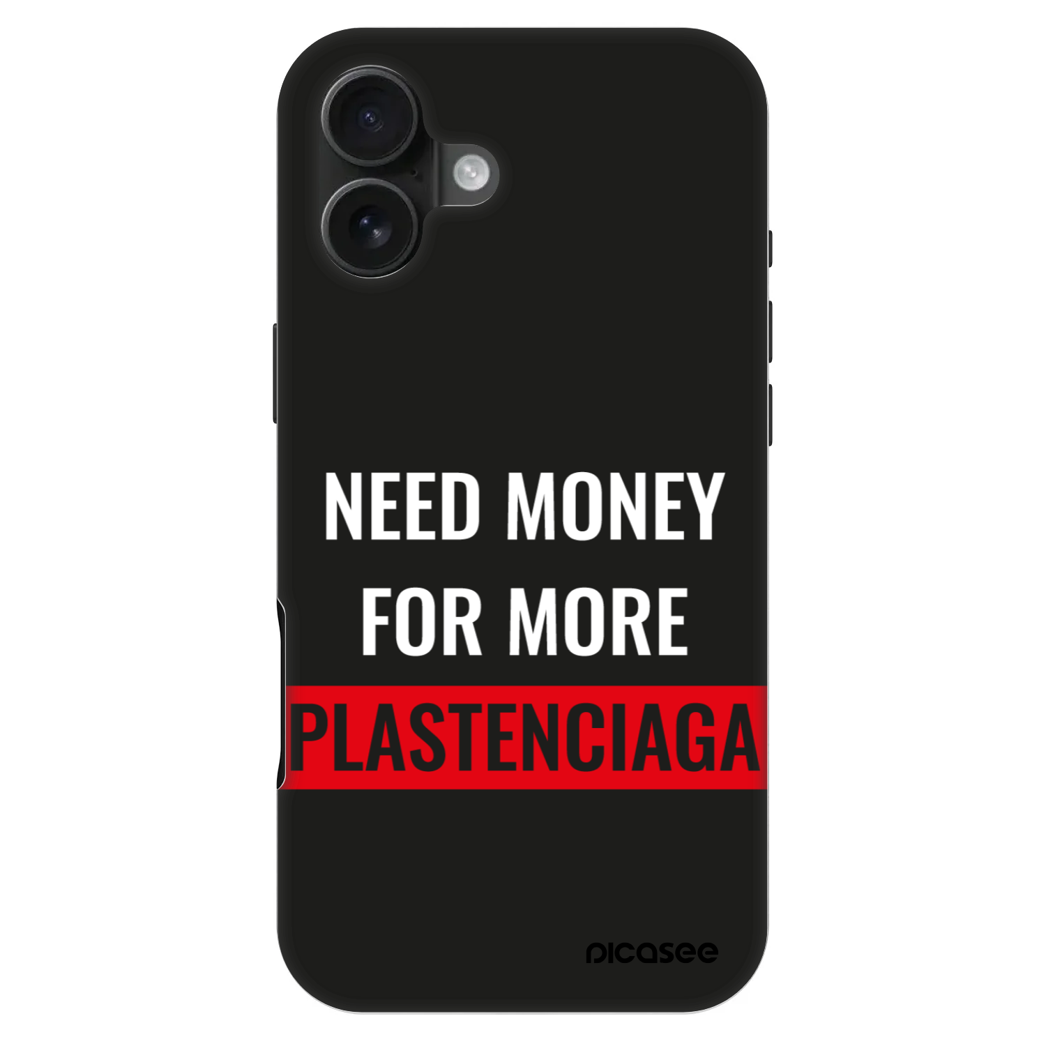 Picasee Fashion Case MagSafe za Apple iPhone 16 Plus - More PLASTENCIAGA