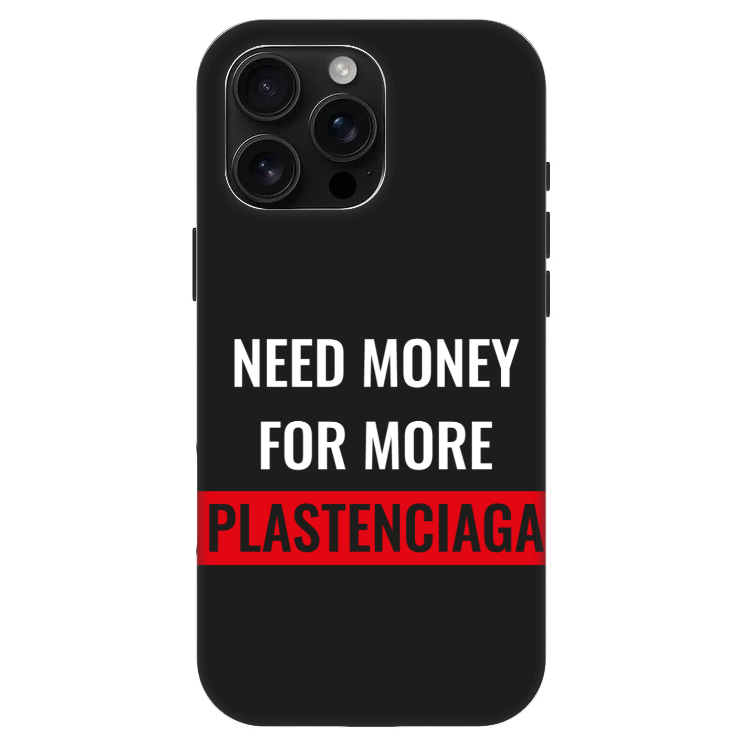 Picasee Fashion Case MagSafe za Apple iPhone 16 Pro Max - More PLASTENCIAGA