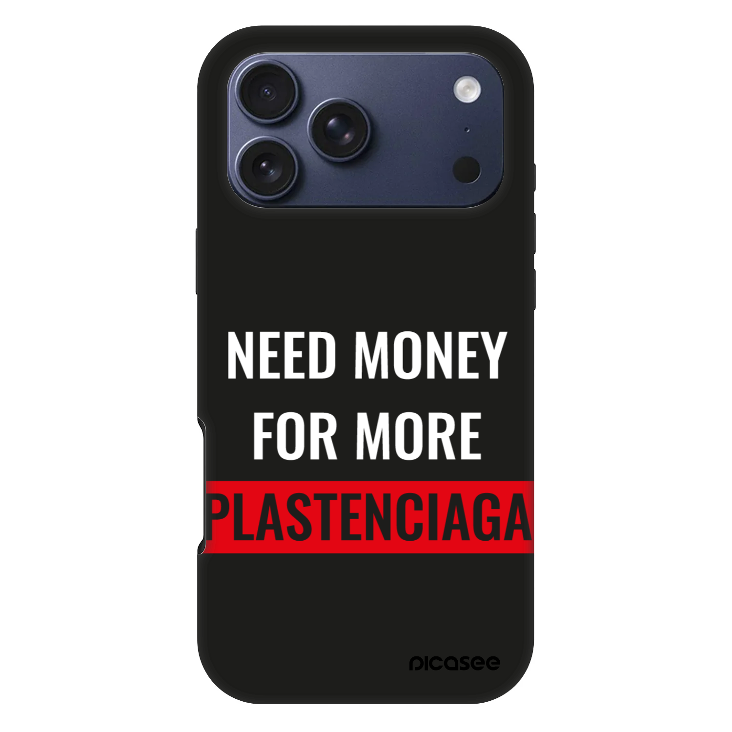 Picasee Fashion Case MagSafe za Apple iPhone 17 Pro Max - More PLASTENCIAGA