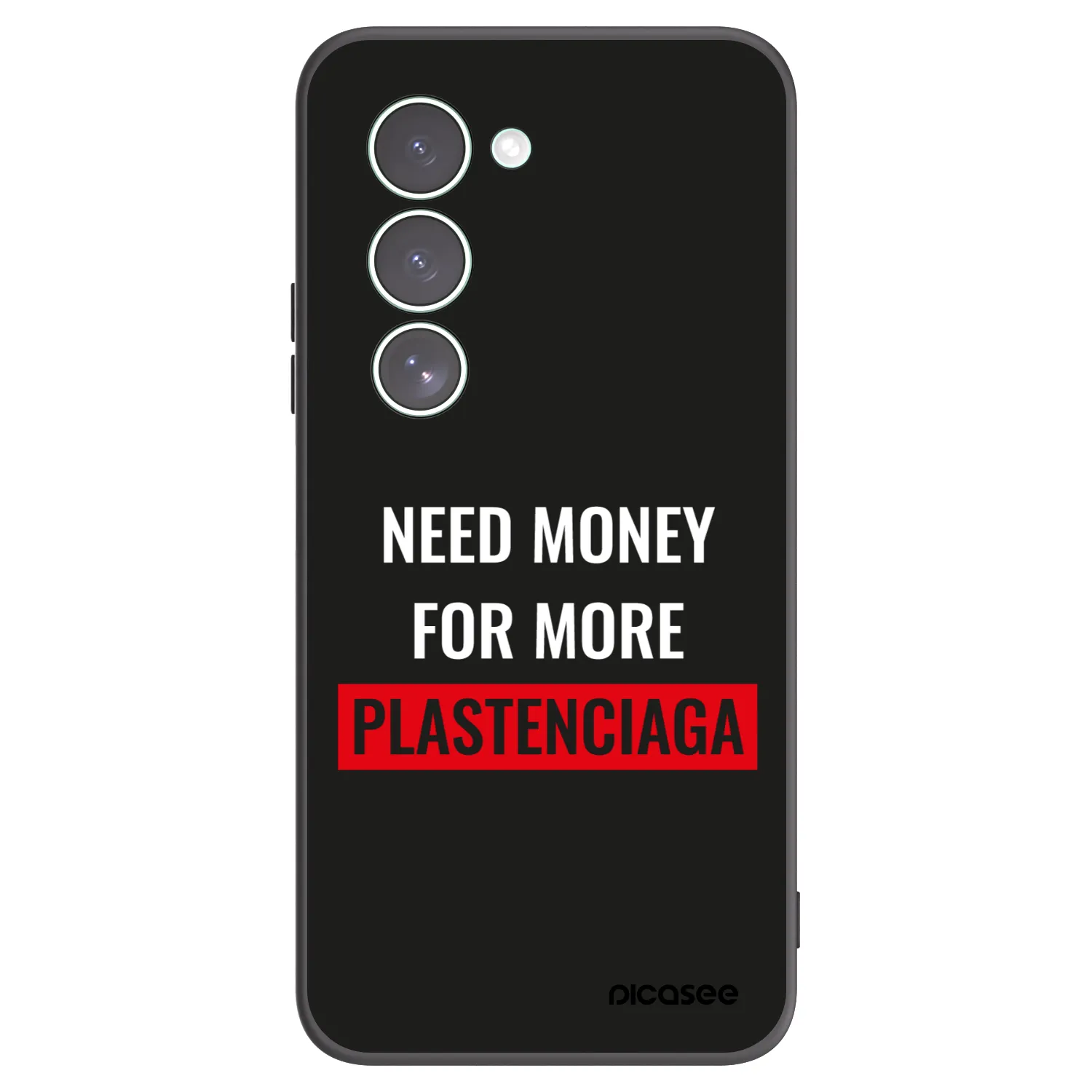 Picasee silikonski črni ovitek za Xiaomi Redmi 15 5G - More PLASTENCIAGA