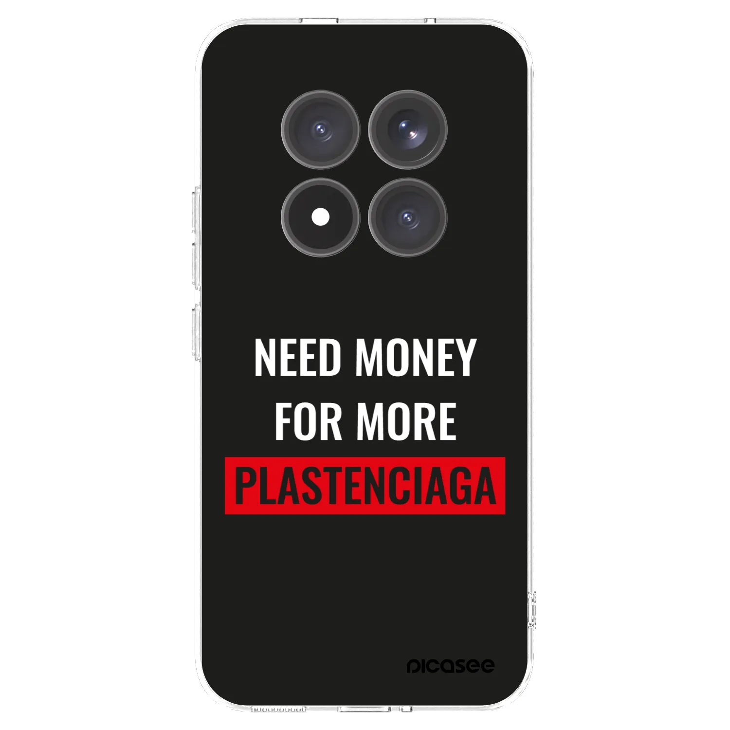 Picasee silikonski prozorni ovitek za Xiaomi Redmi Note 15 Pro+ - More PLASTENCIAGA