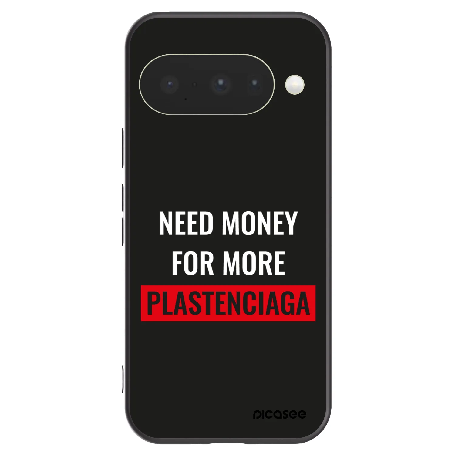 Picasee silikonski črni ovitek za Google Pixel 10 - More PLASTENCIAGA