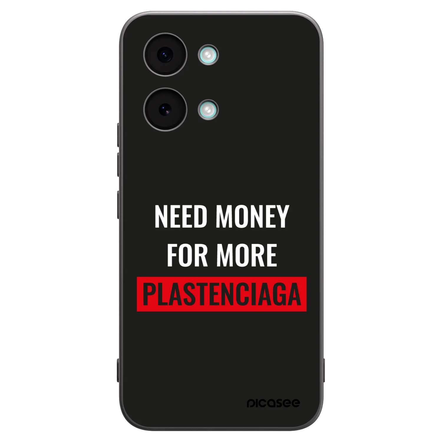 Picasee silikonski črni ovitek za Xiaomi Poco X8 Pro Max - More PLASTENCIAGA
