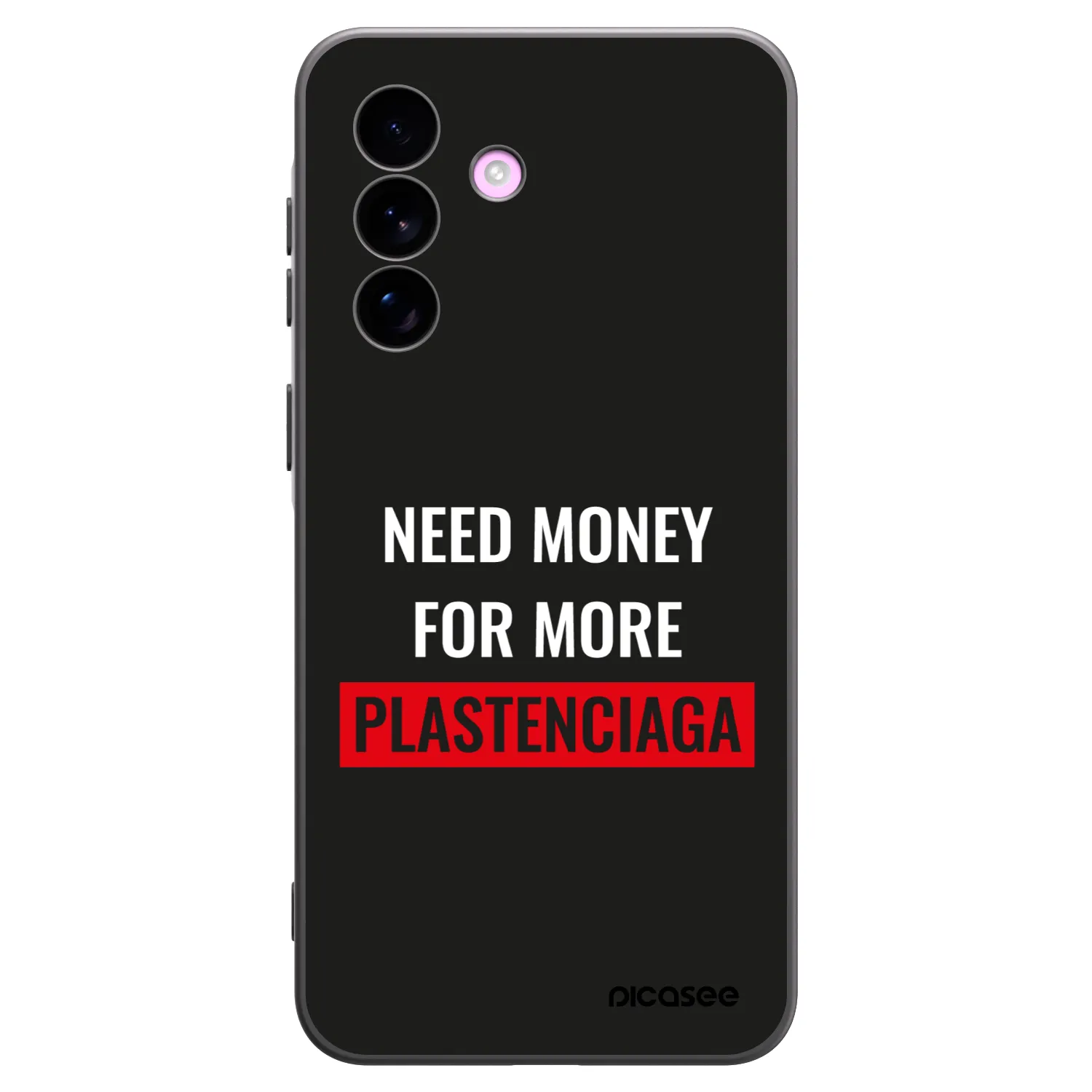 Picasee silikonski črni ovitek za Samsung Galaxy A57 5G - More PLASTENCIAGA