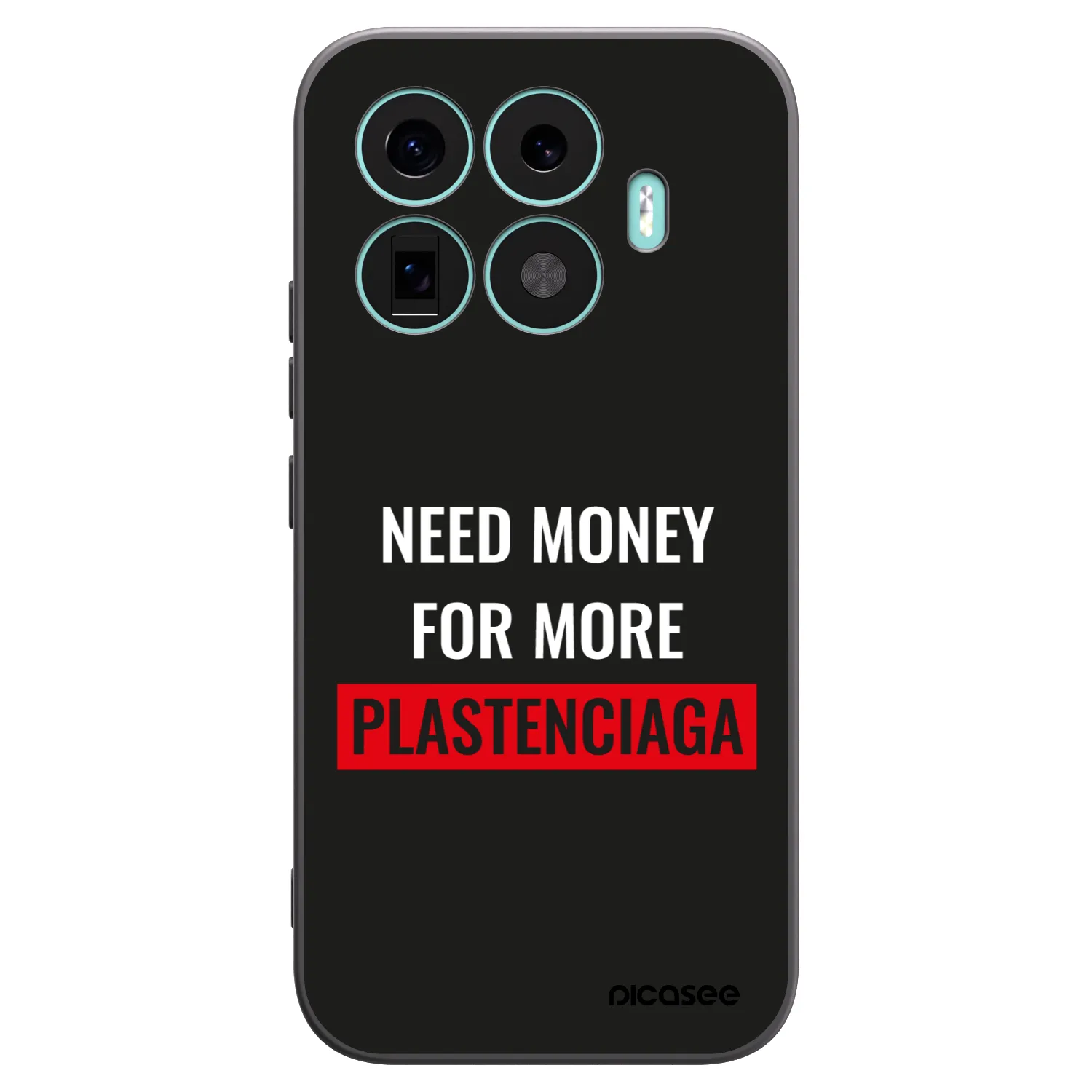 Picasee silikonski črni ovitek za Xiaomi 17T - More PLASTENCIAGA