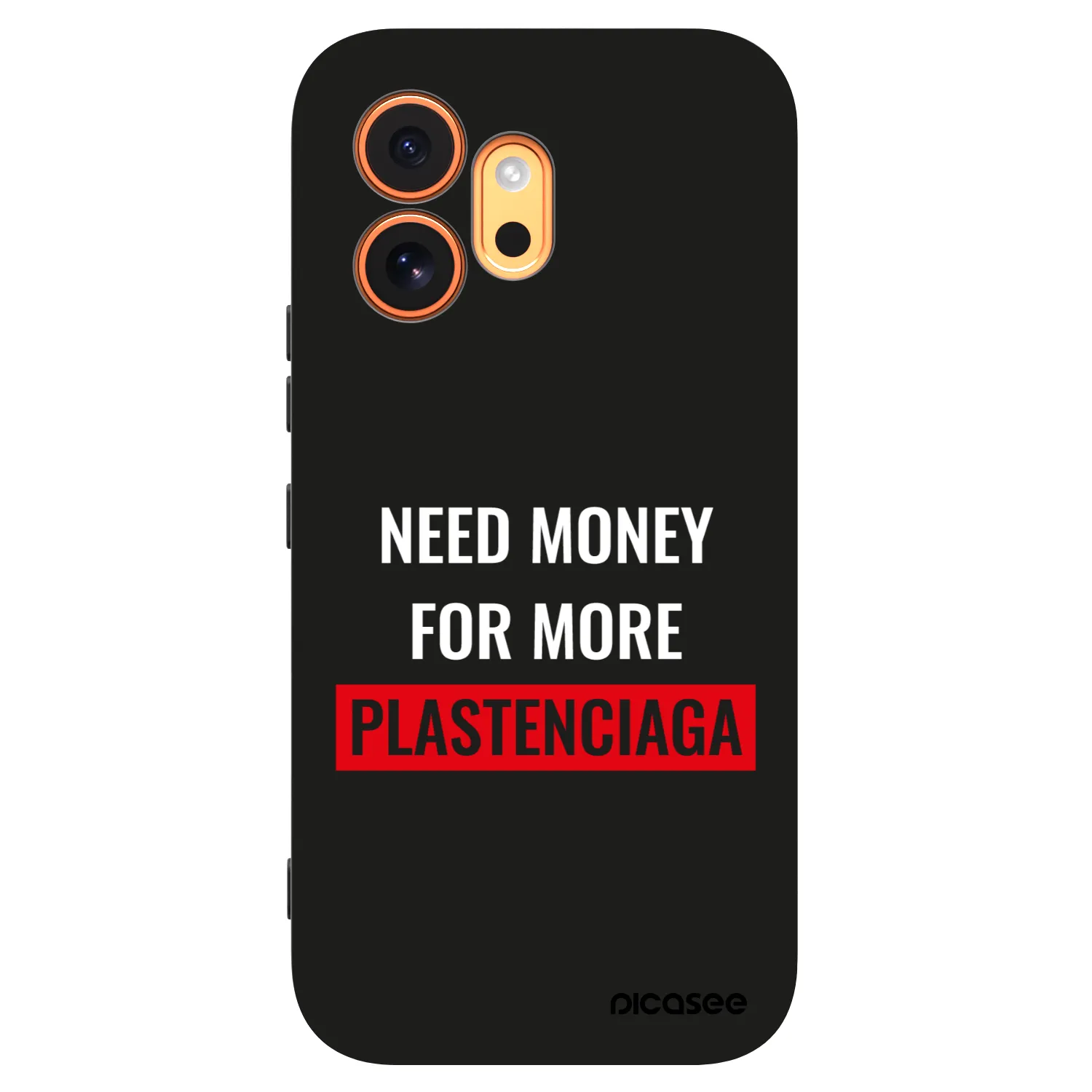 Picasee silikonski črni ovitek za Honor 600 - More PLASTENCIAGA