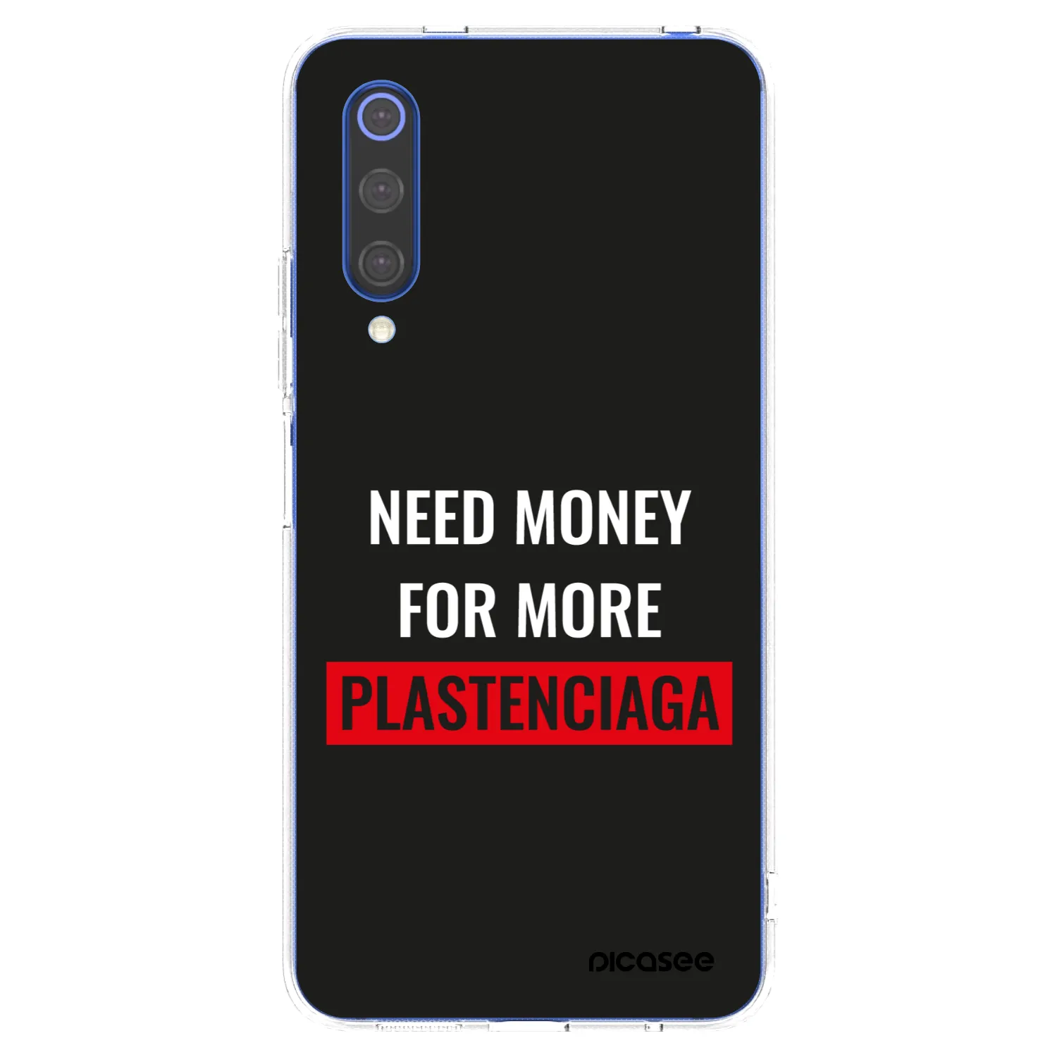 Picasee silikonski prozorni ovitek za Xiaomi Mi 9 SE - More PLASTENCIAGA