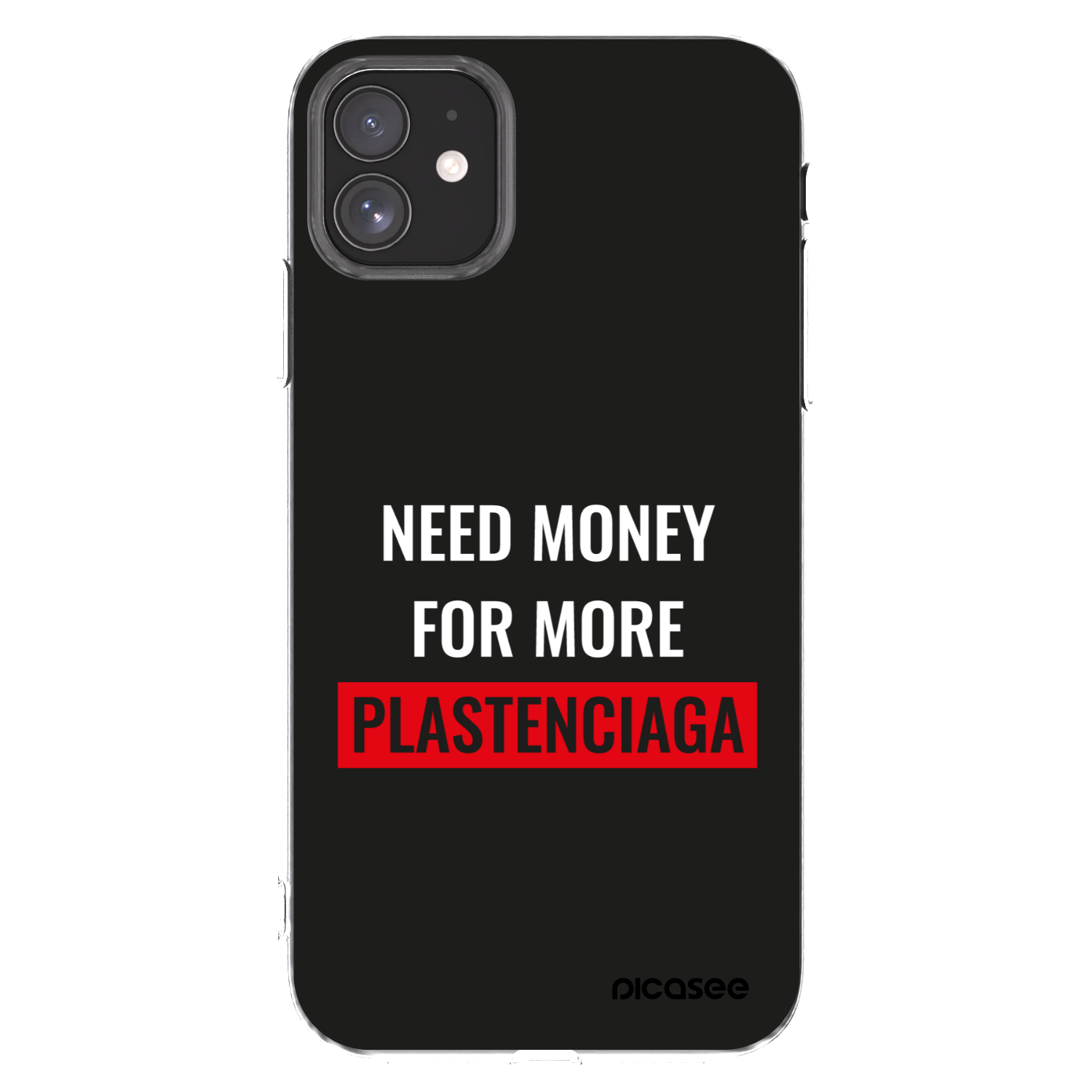 Picasee silikonski prozorni ovitek za Apple iPhone 11 - More PLASTENCIAGA