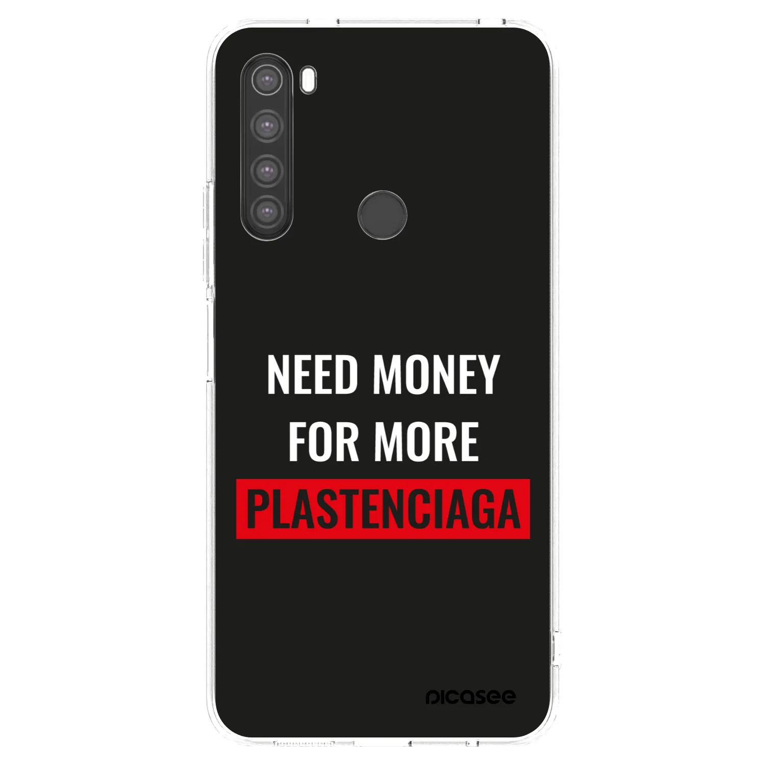 Picasee silikonski prozorni ovitek za Xiaomi Redmi Note 8 - More PLASTENCIAGA