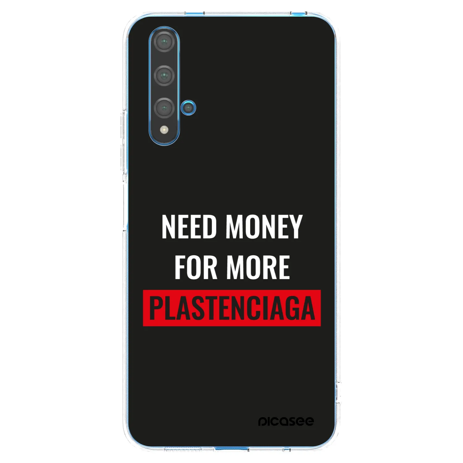 Picasee silikonski prozorni ovitek za Huawei Nova 5T - More PLASTENCIAGA