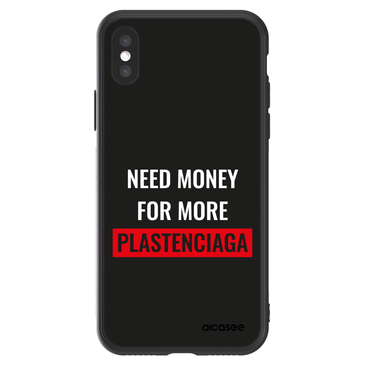 Picasee ULTIMATE CASE za Apple iPhone X/XS - More PLASTENCIAGA