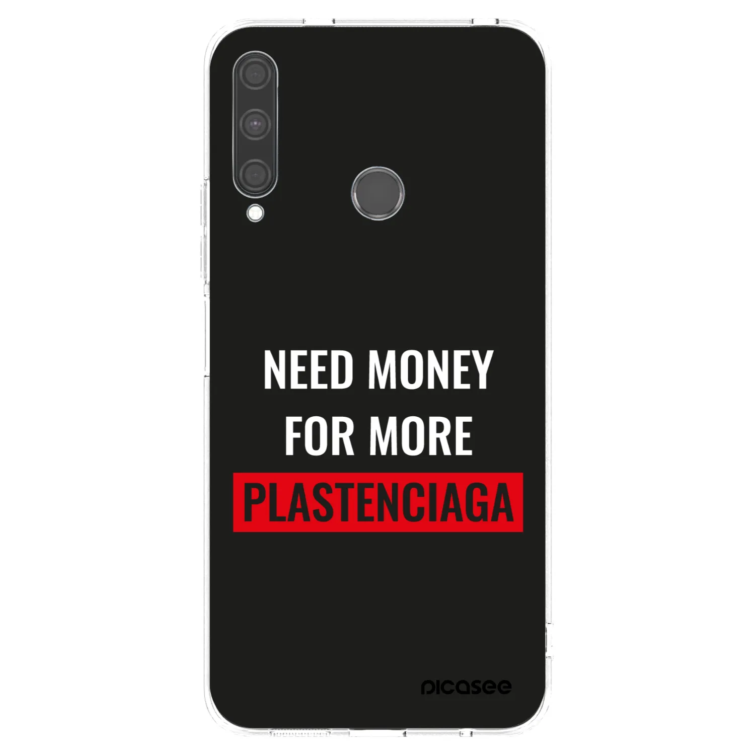 Picasee silikonski prozorni ovitek za Huawei P40 Lite E - More PLASTENCIAGA