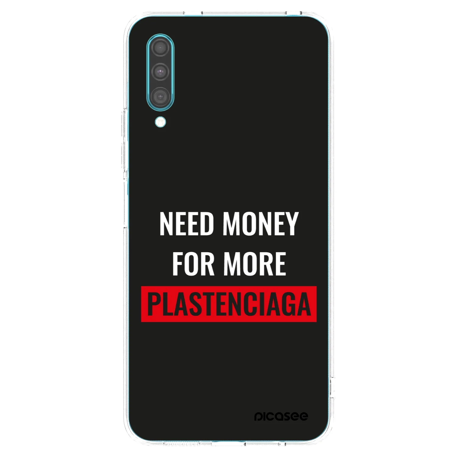 Picasee silikonski prozorni ovitek za Samsung Galaxy A30s A307F - More PLASTENCIAGA