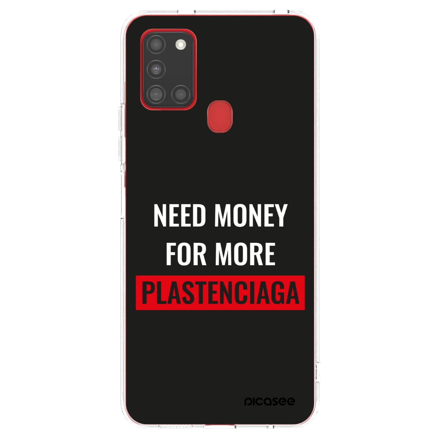 Picasee silikonski prozorni ovitek za Samsung Galaxy A21s - More PLASTENCIAGA