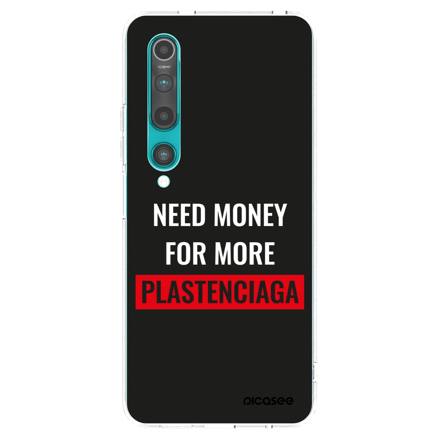 Picasee silikonski prozorni ovitek za Xiaomi Mi 10 - More PLASTENCIAGA