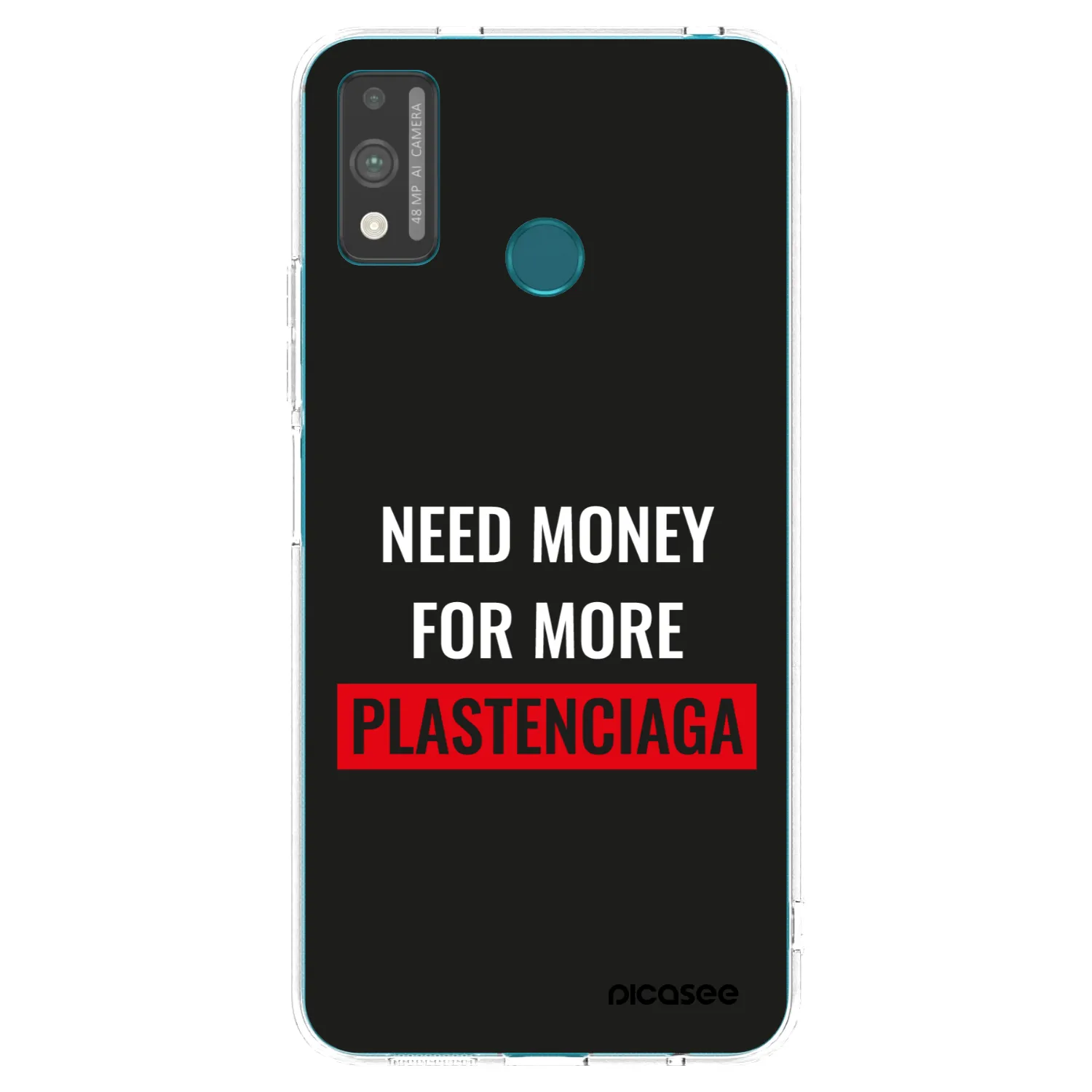 Picasee silikonski prozorni ovitek za Honor 9X Lite - More PLASTENCIAGA