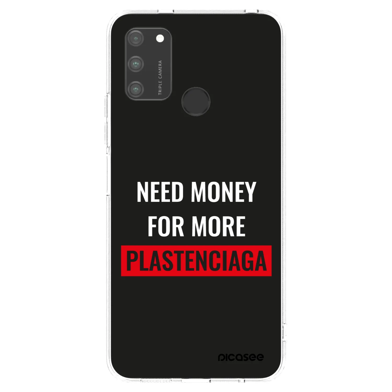 Picasee silikonski prozorni ovitek za Honor 9A - More PLASTENCIAGA
