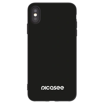Picasee silikonski črni ovitek za Apple iPhone XS Max - Picasee
