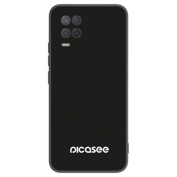 Picasee silikonski črni ovitek za Realme 8 5G - Picasee