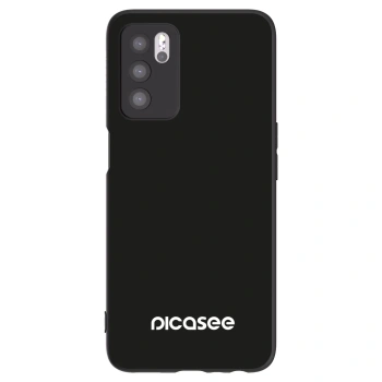 Picasee silikonski črni ovitek za OPPO A16 - Picasee