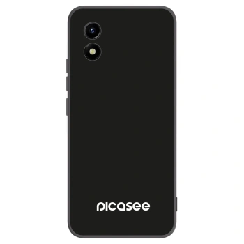 Picasee silikonski črni ovitek za Vivo Y01 - Picasee