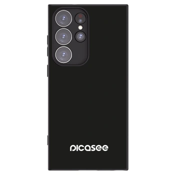 Picasee silikonski črni ovitek za Samsung Galaxy S23 Ultra 5G - Picasee