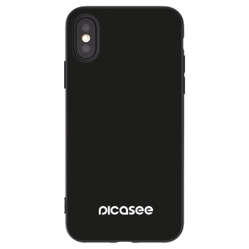 Picasee silikonski črni ovitek za Apple iPhone X/XS - Picasee