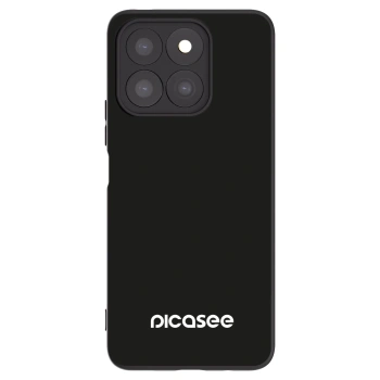 Picasee silikonski črni ovitek za Honor X8b - Picasee