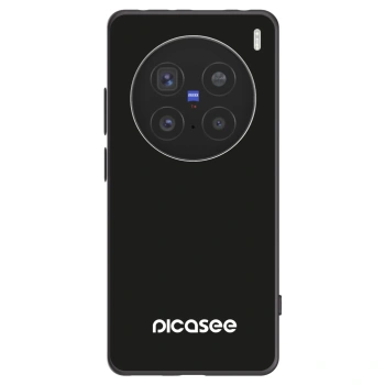 Picasee silikonski črni ovitek za Vivo X200 Pro - Picasee