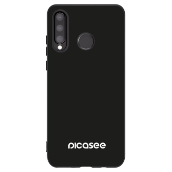Picasee silikonski črni ovitek za Huawei P30 Lite - Picasee