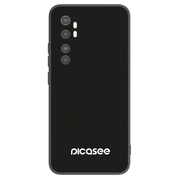 Picasee silikonski črni ovitek za Xiaomi Mi Note 10 Lite - Picasee